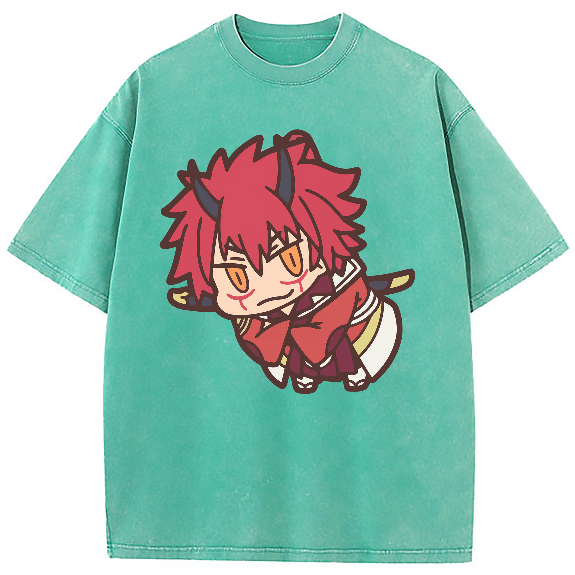 （画像用） 転スラ Regarding Reincarnated to Slime 綿100% ヴィンテージ風 半袖Tシャツ（フロントプリント）